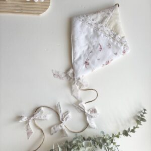 neutral kite wall hanging with lace detail for kids room