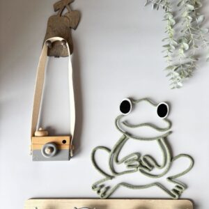 frog wall decor for woodland nursery or kids room