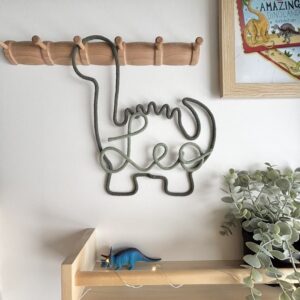 custom dino wall decor for safari or toddler playroom