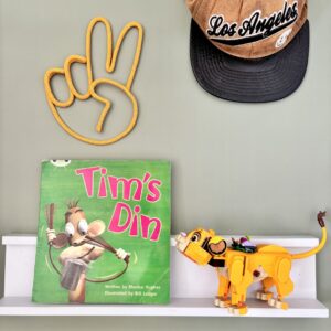 custom hand gesture wall decor for playroom or modern nursery