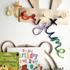 Hang above a bookshelf to create a cozy reading nook