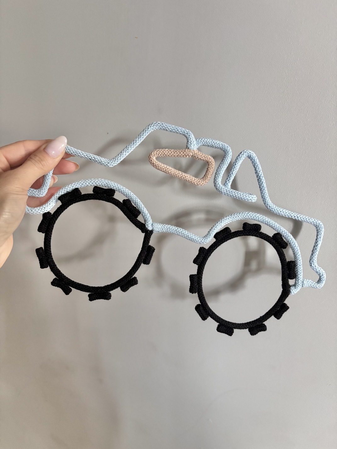 Handmade monster truck decoration for car themed kids bedroom